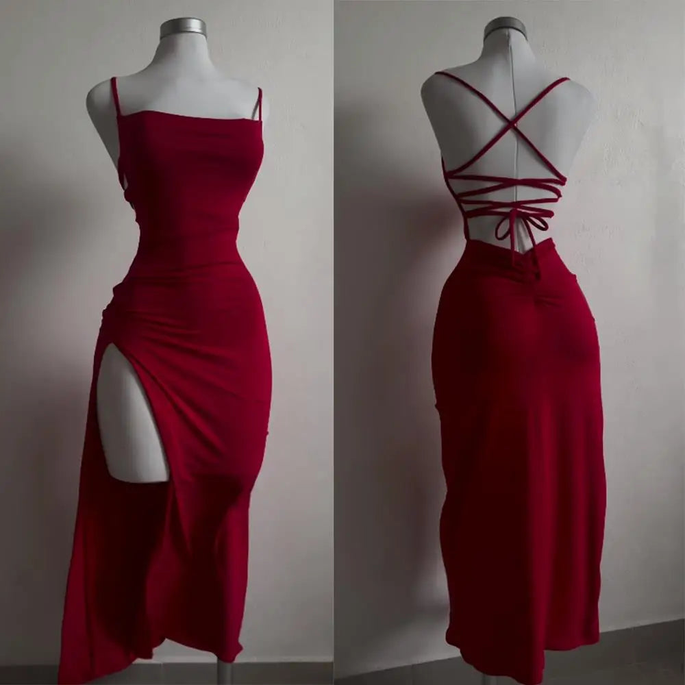 Vestido Spice Glamour – Vestido Feminino de Verão com Decote Halter, Modelagem Ajustada ao Corpo e Design Elegante para Looks Sofisticados